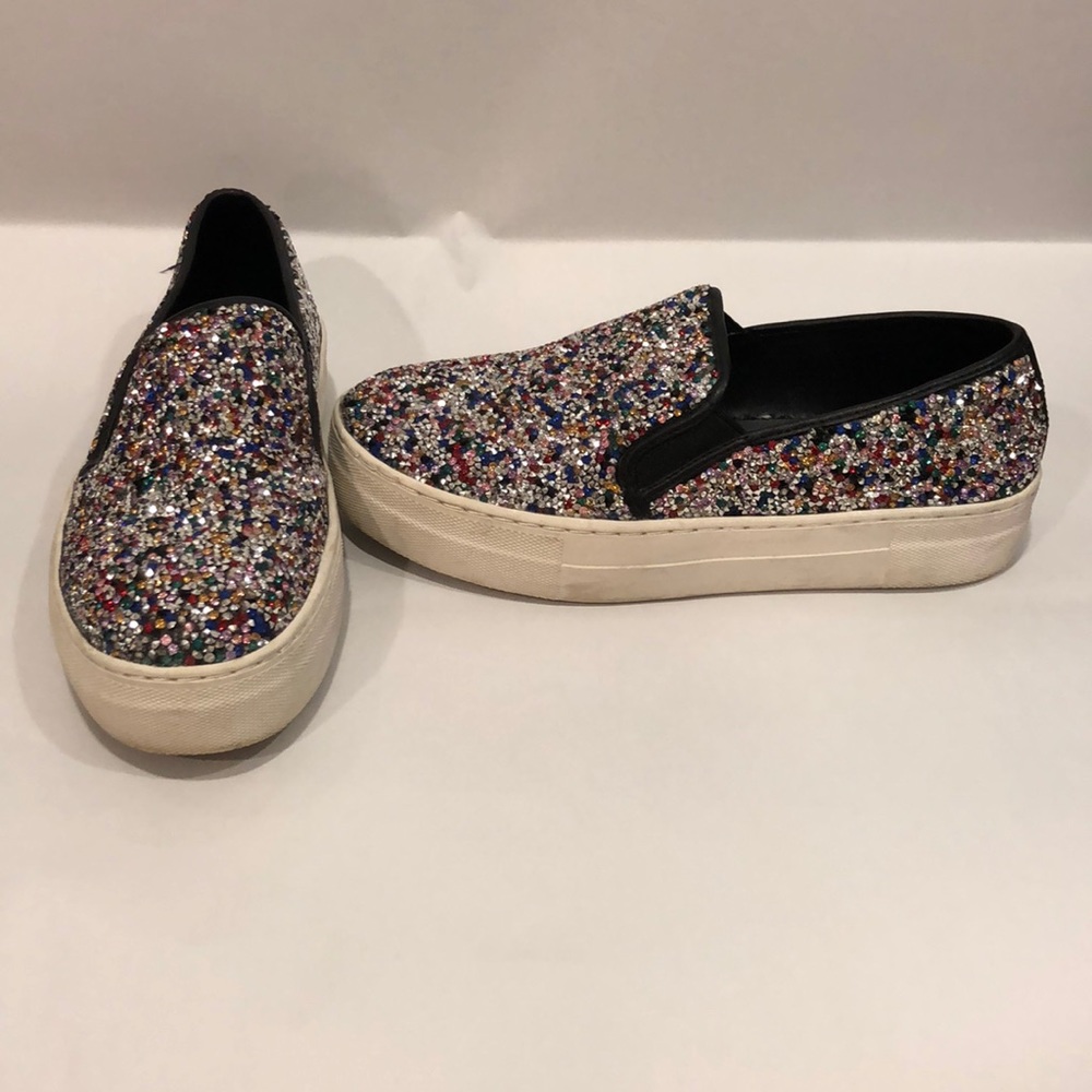 Starve Madden multicolor rhinestone sneakers